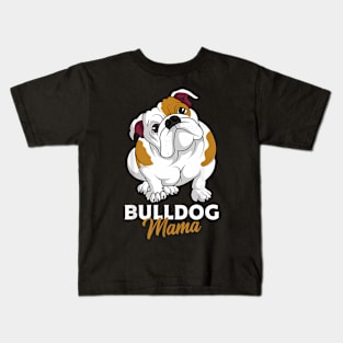 English Bulldog Mama Cute Bully Dog Mom  Womens Kids T-Shirt